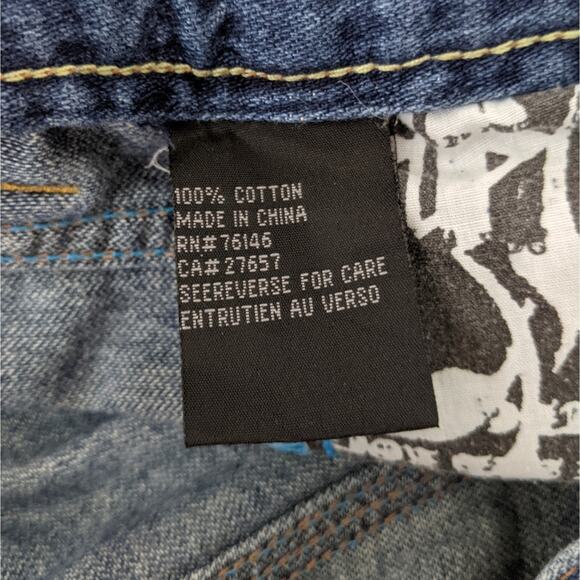 Rusty 90's Style Wide Leg High Waist Jeans 28 - Picture 9 of 10